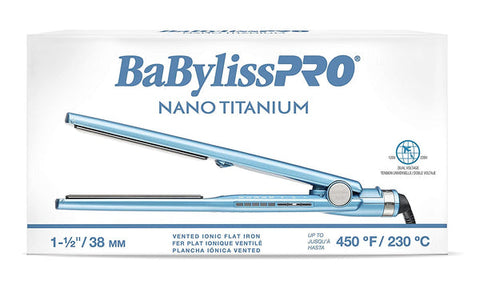 Babyliss Nano Titanium flat iron 1 ½"