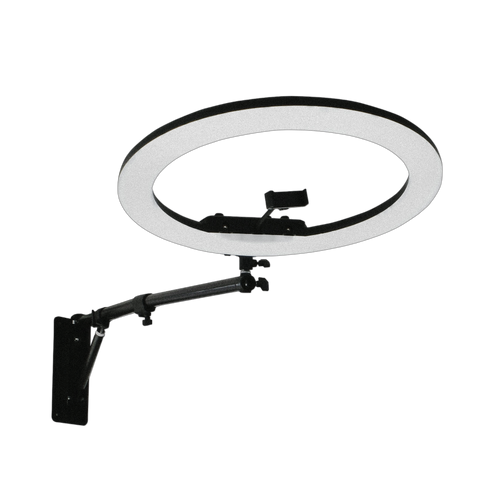 Wall mount stand and ring light 21"