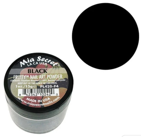 Mia Secret black acrilic powder ¼oz